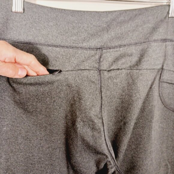 Lands End Athletic Pants, Gray, Size Medium (10 - 12), Sporty, Work Out, Walk - Picture 7 of 16